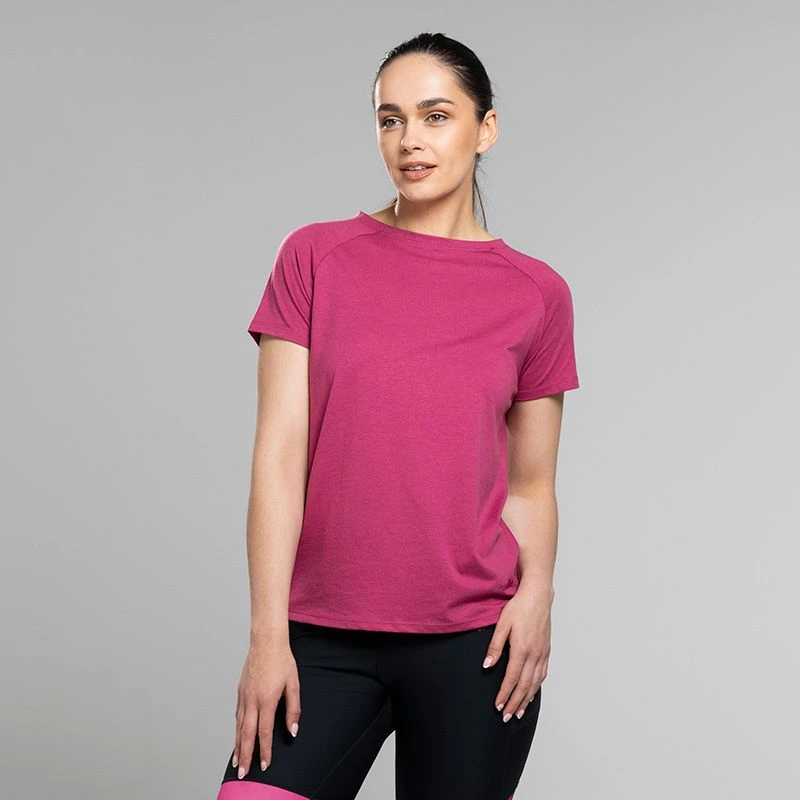 Women's Madison Cotton T-Shirt Pink 1 Women's Madison Cotton T-Shirt Pink