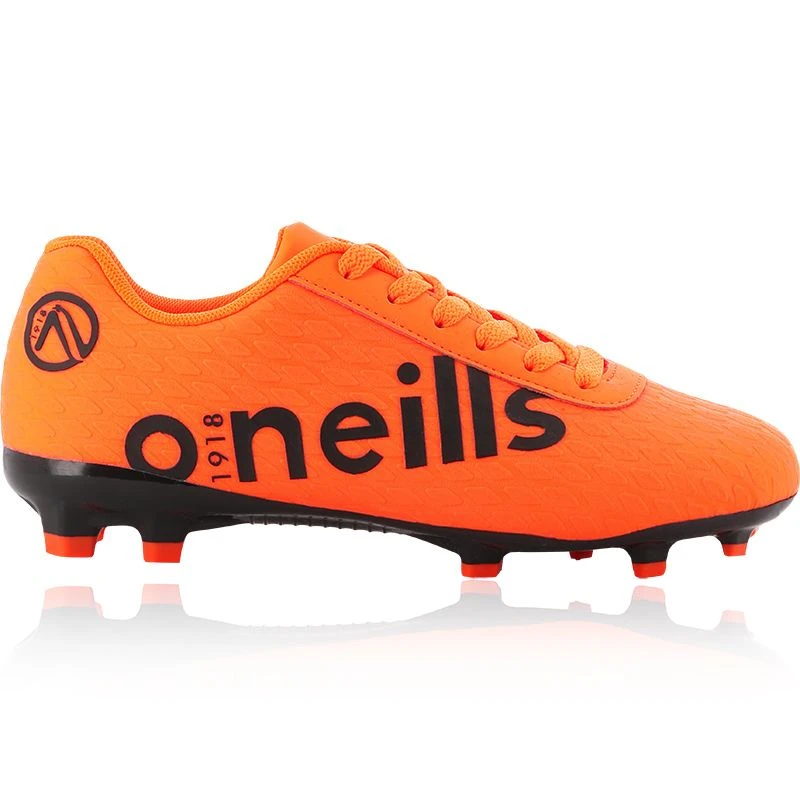 Mamba Firm Ground Laced Football Boots Orange / Black 1 Mamba Firm Ground Laced Football Boots Orange / Black