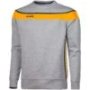 Men's Auckland Fleece Crew Neck Sweatshirt Grey / Amber / Black