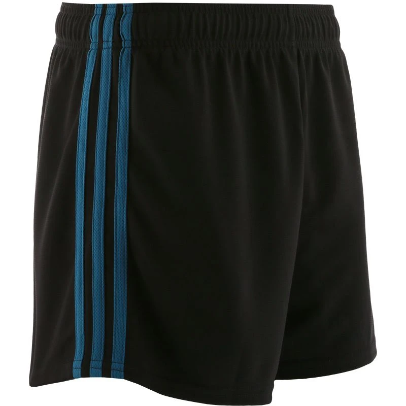 Women's Mourne Shorts Black / Teal 2 Women's Mourne Shorts Black / Teal - Image 2