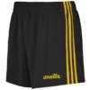Kids' Mourne Shorts Black / Amber