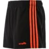 Women's Mourne Shorts Black / Flo Orange