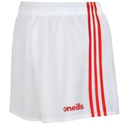 Mourne Shorts White / Red