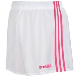 Mourne Shorts White / Pink