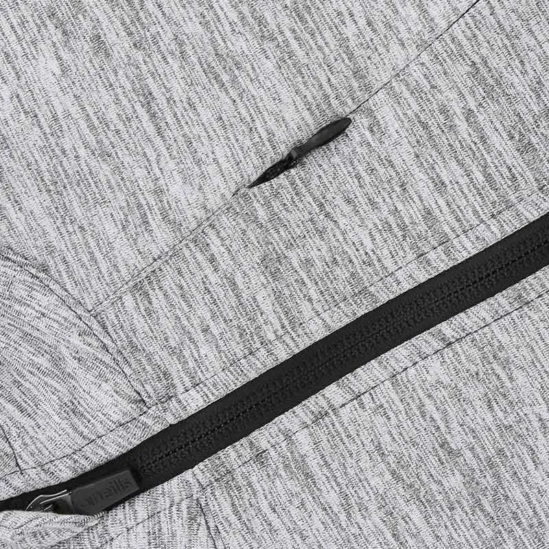 Men's Myles Fleece Half Zip Top Grey 5 Men's Myles Fleece Half Zip Top Grey - Image 5