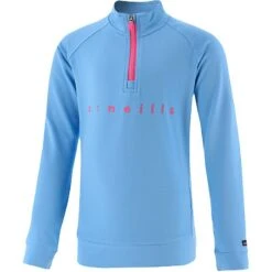 Kids' Natalie Half Zip Top Blue / Pink -underwear Zone nata 012 0 gen bepk kids p1 1