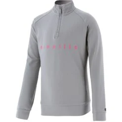 Kids' Natalie Half Zip Top Grey / Pink -underwear Zone nata 273 0 gen gypkxx kids p1