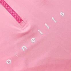 Kids' Natalie Half Zip Top Pink / White -underwear Zone nata 273 0 gen pkpkwh kids p3