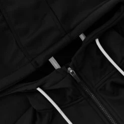 Men's Nathan Technical Fleece Full Zip Top Black / Silver -underwear Zone nath 012 0 gen bksvxx adlt p5 1