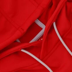 Men's Nathan Technical Fleece Overhead Hoodie Red / Silver -underwear Zone nath 012 0 gen rdsvxx adlt p3