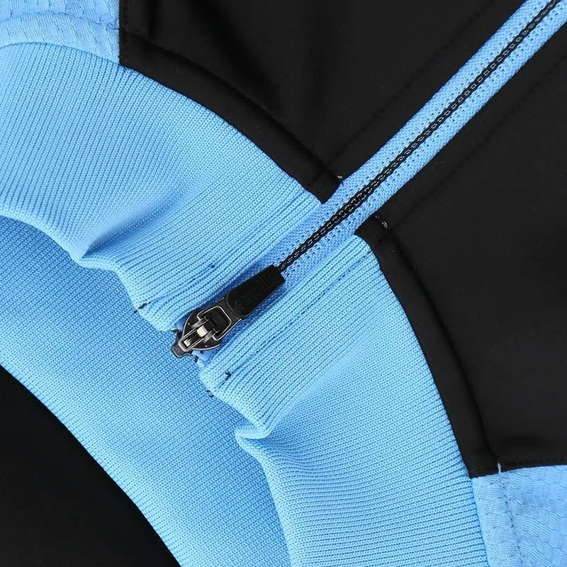 Kids' Nevada Hybrid Full Zip Top Black / Sky / White 4 Kids' Nevada Hybrid Full Zip Top Black / Sky / White - Image 4