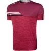 Men's Nevis T-Shirt Maroon / White