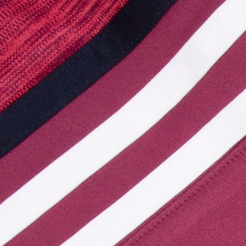 Men's Nevis T-Shirt Maroon / White 4 Men's Nevis T-Shirt Maroon / White - Image 4