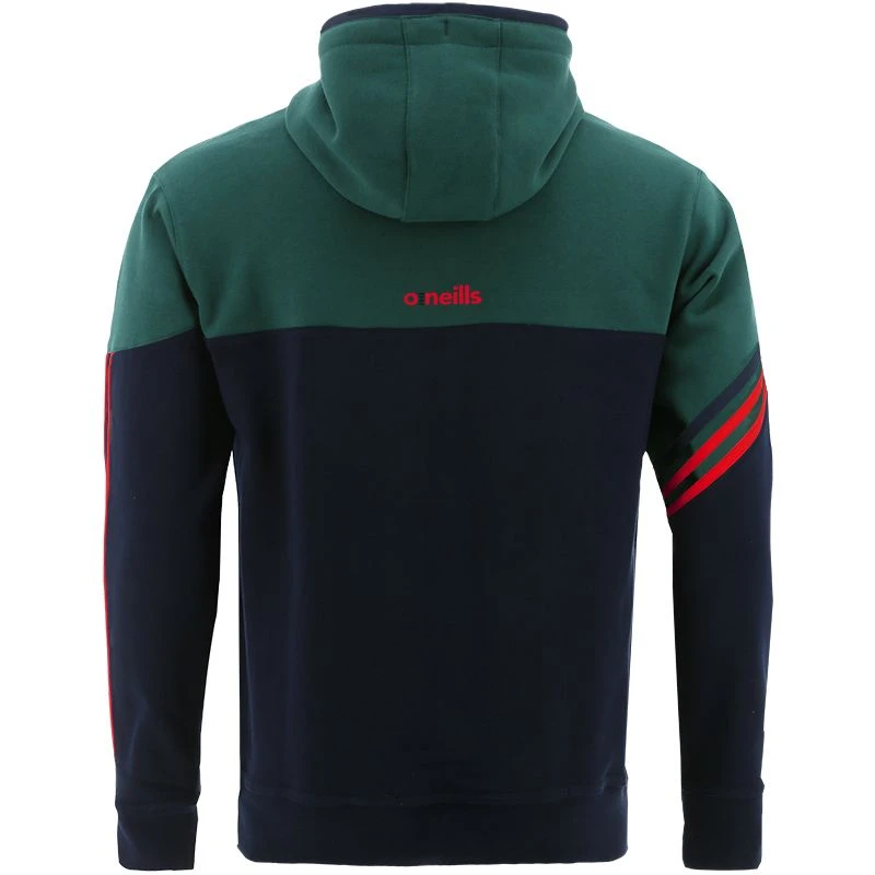 Men's Nevis Fleece Overhead Hoodie Marine / Bottle / Red 2 Men's Nevis Fleece Overhead Hoodie Marine / Bottle / Red - Image 2