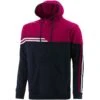 Men's Nevis Fleece Overhead Hoodie Marine / Maroon / White