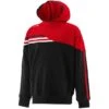 Kids' Nevis Fleece Overhead Hoodie Black / Red / White