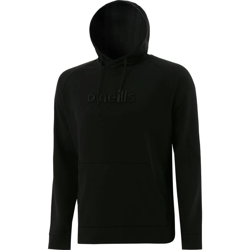Men's Niall Overhead Fleece Hoodie Black 4 Men's Niall Overhead Fleece Hoodie Black - Image 4
