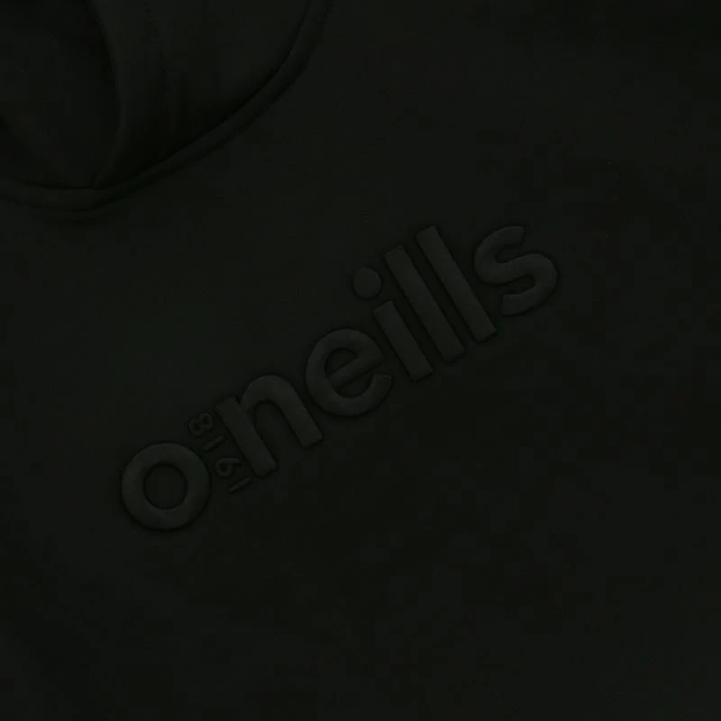 Men's Niall Overhead Fleece Hoodie Black 6 Men's Niall Overhead Fleece Hoodie Black - Image 6
