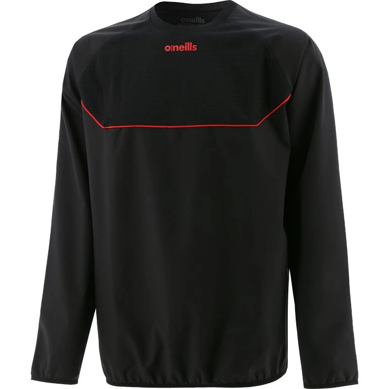 Men's Norwich Woven Windbreaker Black / Red 2 Men's Norwich Woven Windbreaker Black / Red - Image 2