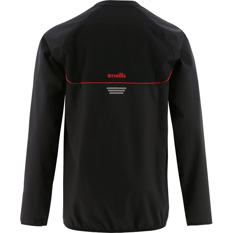 Men's Norwich Woven Windbreaker Black / Red 3 Men's Norwich Woven Windbreaker Black / Red - Image 3