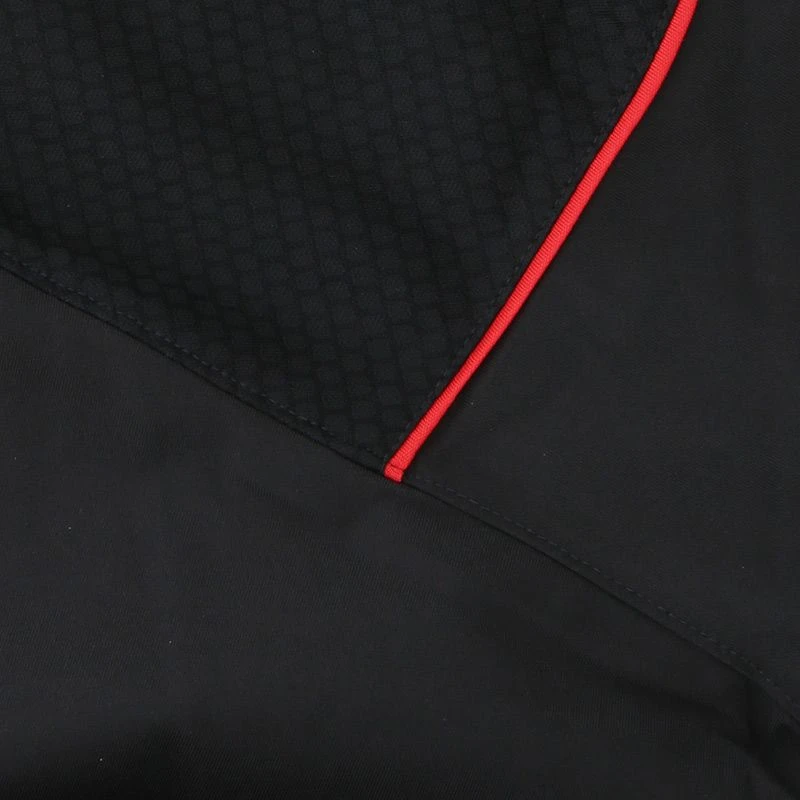 Men's Norwich Woven Windbreaker Black / Red 6 Men's Norwich Woven Windbreaker Black / Red - Image 6