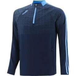 Men's Ohio Brushed Half Zip Top Marine / Sky