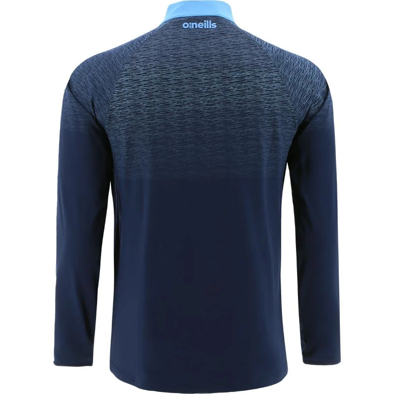 Men's Ohio Brushed Half Zip Top Marine / Sky 2 Men's Ohio Brushed Half Zip Top Marine / Sky - Image 2