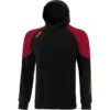 Kids' Oslo Fleece Pullover Hoodie Black / Maroon / Amber
