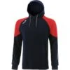Women's Oslo Fleece Pullover Hoodie Marine / Red / White