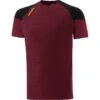 Men's Oslo T-Shirt Maroon / Black / Amber