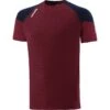 Men's Oslo T-Shirt Maroon / Marine / White