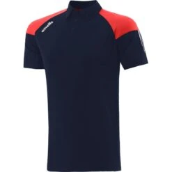Men's Oslo Polo Shirt Marine / Red / White
