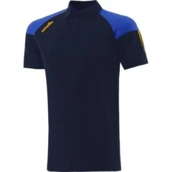 Men's Oslo Polo Shirt Marine / Royal / Amber