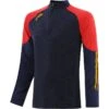 Kids' Oslo Brushed Half Zip Top Marine / Red / Amber