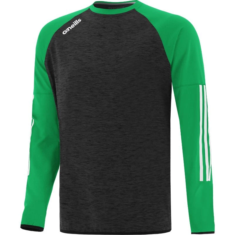 Men's Osprey Brushed Crew Neck Sweatshirt Black / Green / White 1 Men's Osprey Brushed Crew Neck Sweatshirt Black / Green / White
