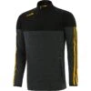Men's Osprey Brushed Half Zip Top Black / Amber