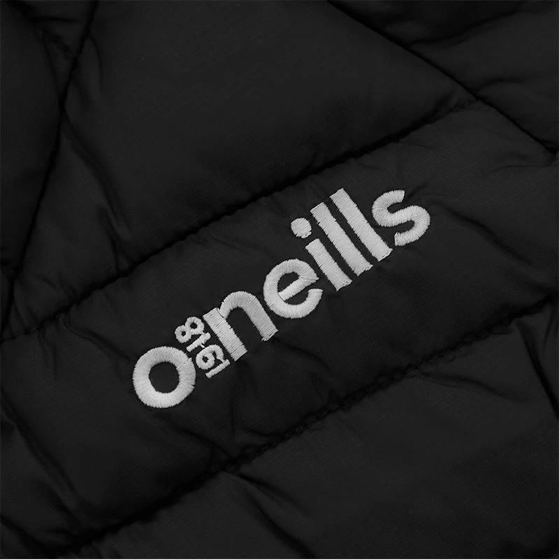 Kids' Peru Hooded Padded Jacket Black 3 Kids' Peru Hooded Padded Jacket Black - Image 3