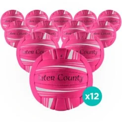 Inter County Football 12 Pack Pink / White