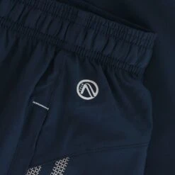 Men's Pluto Woven Tracksuit Bottoms Marine / Silver -underwear Zone plut 044 3 gen mesvxx adlt p4
