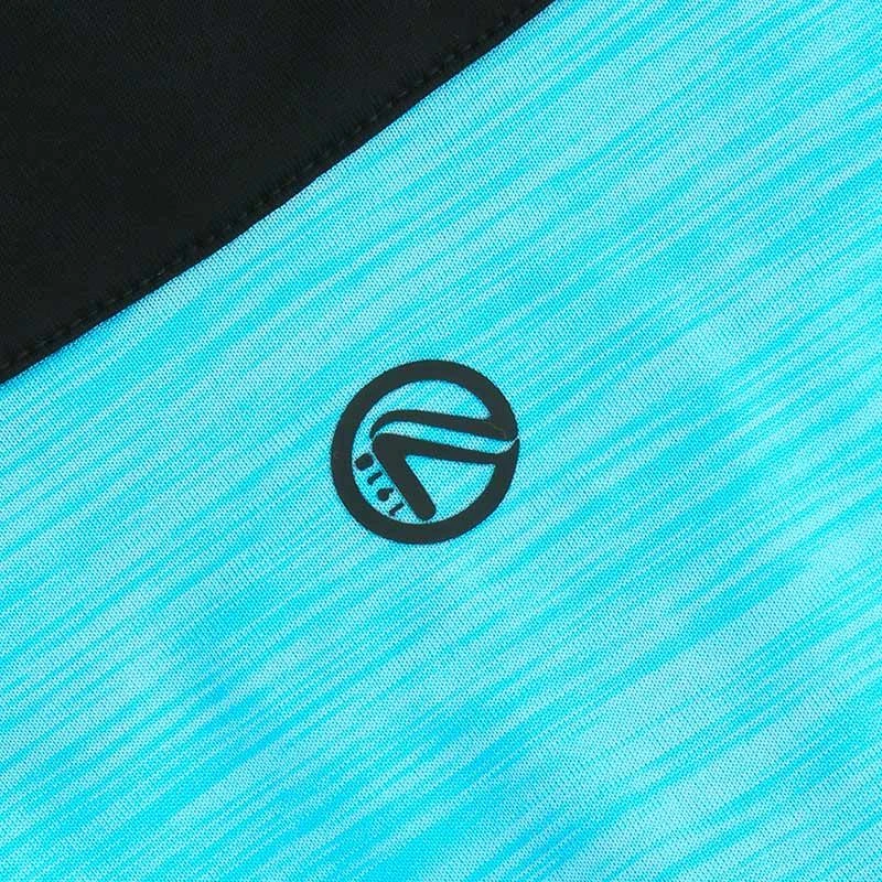 Women's Pluto Half Zip Midlayer Top Blue / Dark Grey 6 Women's Pluto Half Zip Midlayer Top Blue / Dark Grey - Image 6