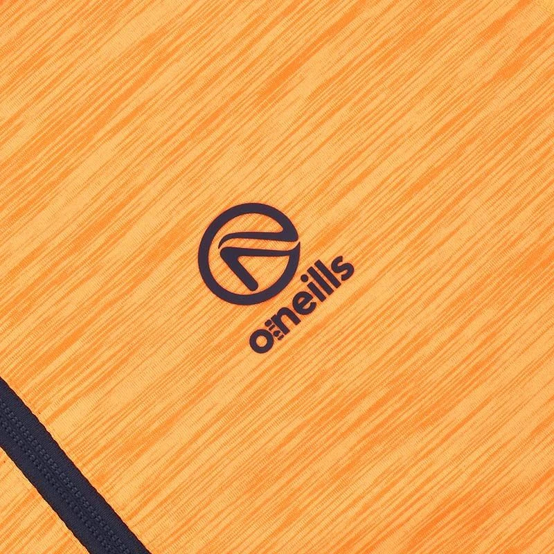 Kids' Pluto Half Zip Midlayer Top Orange / Marine 3 Kids' Pluto Half Zip Midlayer Top Orange / Marine - Image 3