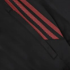 Men's Pluto Brushed Skinny Tracksuit Bottoms Black / Red -underwear Zone plut 153 3 gen bkrdxx adlt p6
