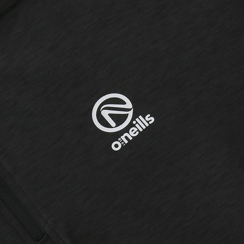 Men's Pluto Brushed Half Zip Top Dark Grey / Silver 3 Men's Pluto Brushed Half Zip Top Dark Grey / Silver - Image 3