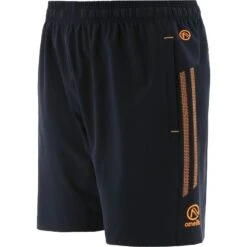 Kids' Pluto 2 Stripe Woven Shorts Marine / Orange