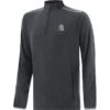Men's Pluto Brushed Half Zip Top Black / Silver