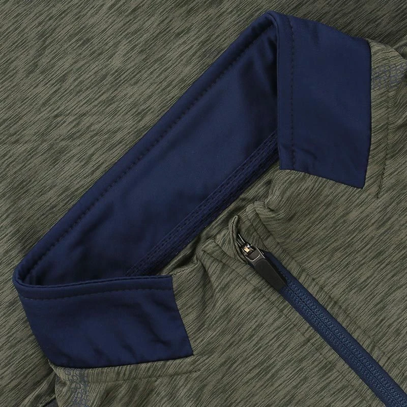 Kids' Pluto Brushed Half Zip Green / Marine 3 Kids' Pluto Brushed Half Zip Green / Marine - Image 3