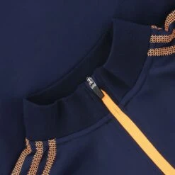 Men's Pluto Hybrid Half Zip Top Marine / Orange -underwear Zone pluto 244 hybrid hz top mar ora 3s 4 1