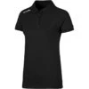 Women's Portugal Cotton Polo Shirt Black