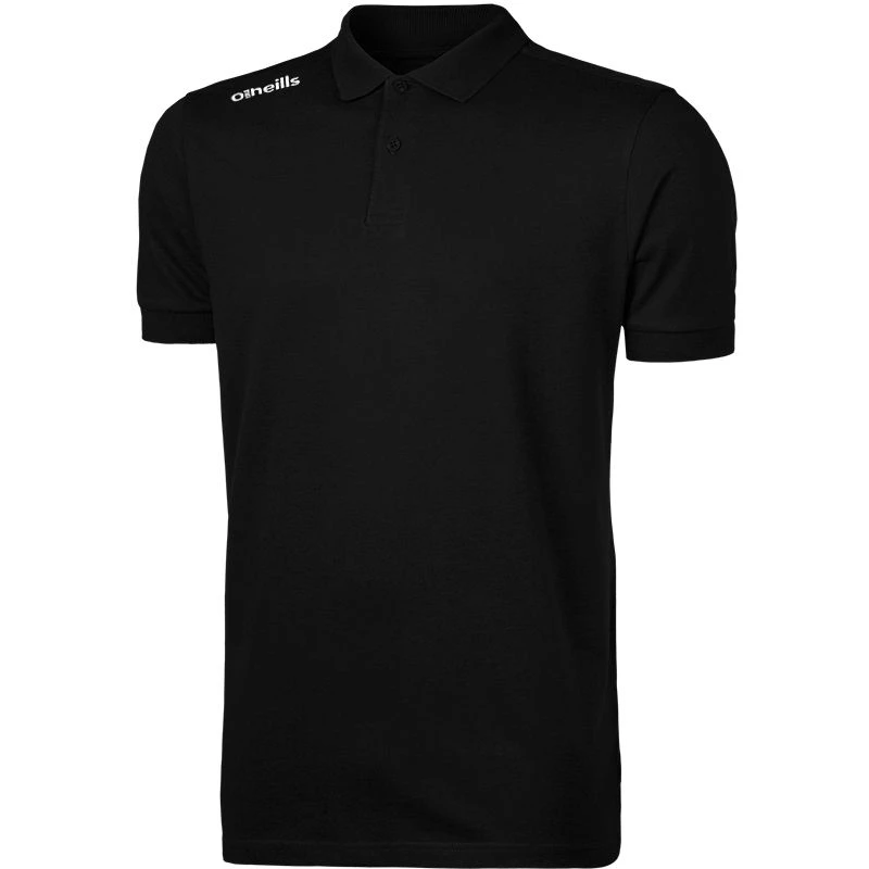Men's Portugal Cotton Polo Shirt Black 1 Men's Portugal Cotton Polo Shirt Black