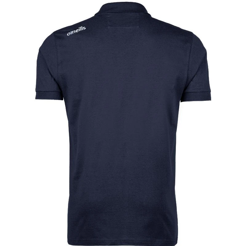 Kids' Portugal Cotton Polo Shirt Marine 2 Kids' Portugal Cotton Polo Shirt Marine - Image 2